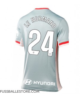 Günstige Atletico Madrid Robin Le Normand #24 Auswärtstrikot Damen 2024-25 Kurzarm